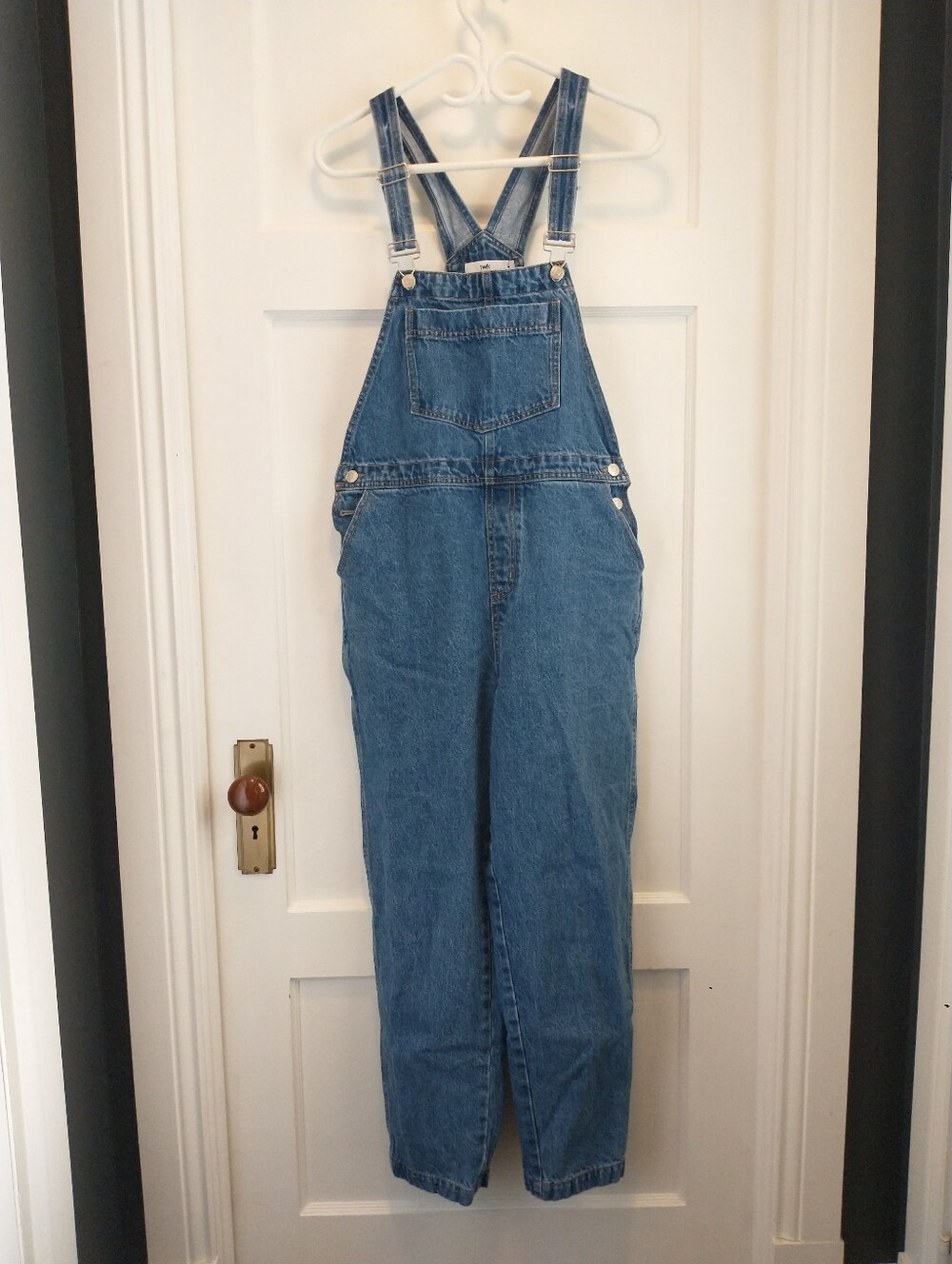 Simons Twik Classic Blue Denim Overalls - Women Jeans